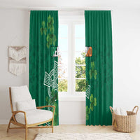 Ireland Cross Celtic Window Curtain Irish Pride Shamrock - Wonder Print Shop