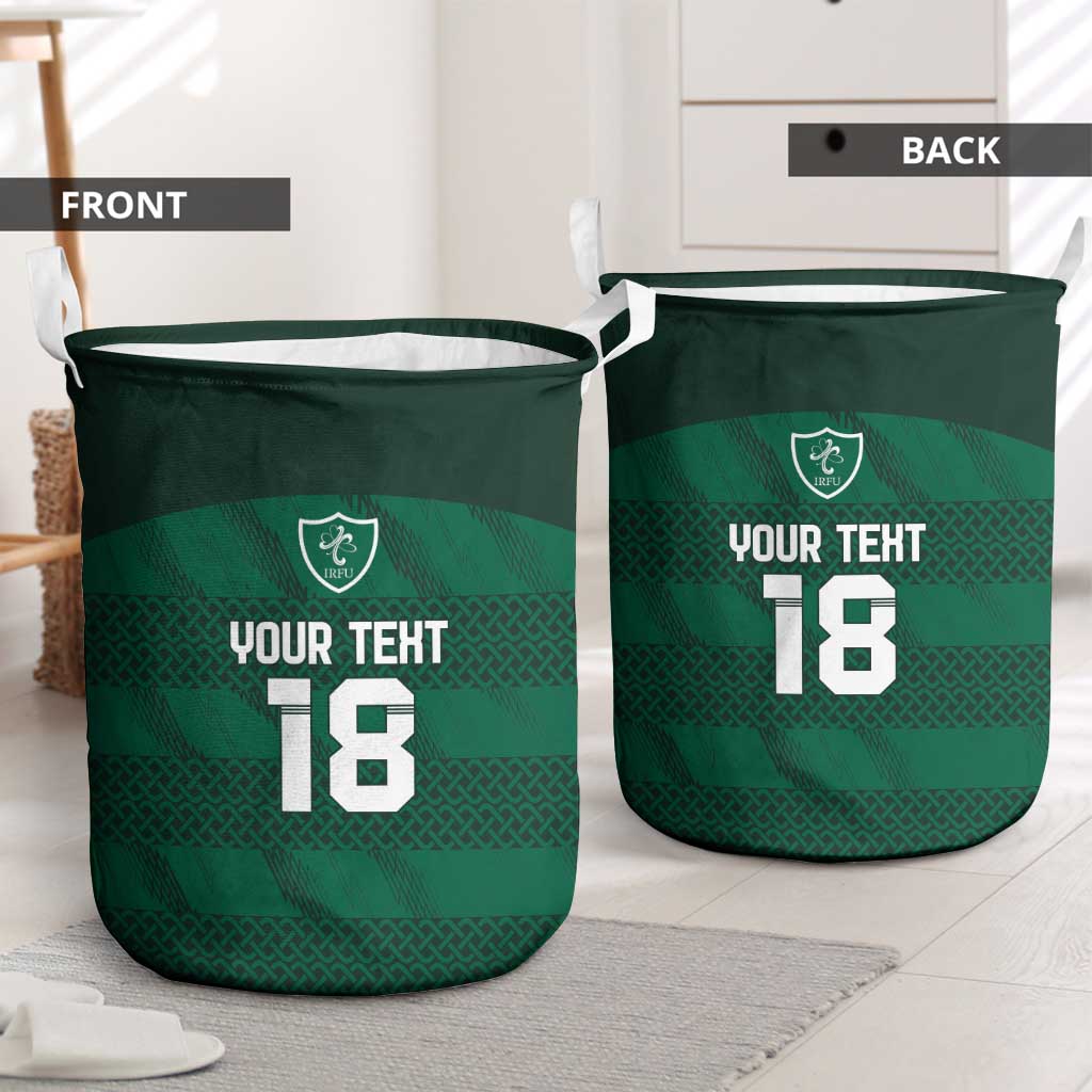 Custom Ireland Rugby Laundry Basket Celtic Heritage - Wonder Print Shop