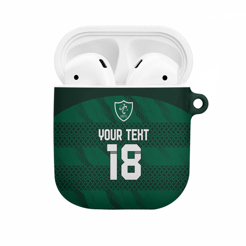 Custom Ireland Rugby AirPods Case Celtic Heritage - Wonder Print Shop