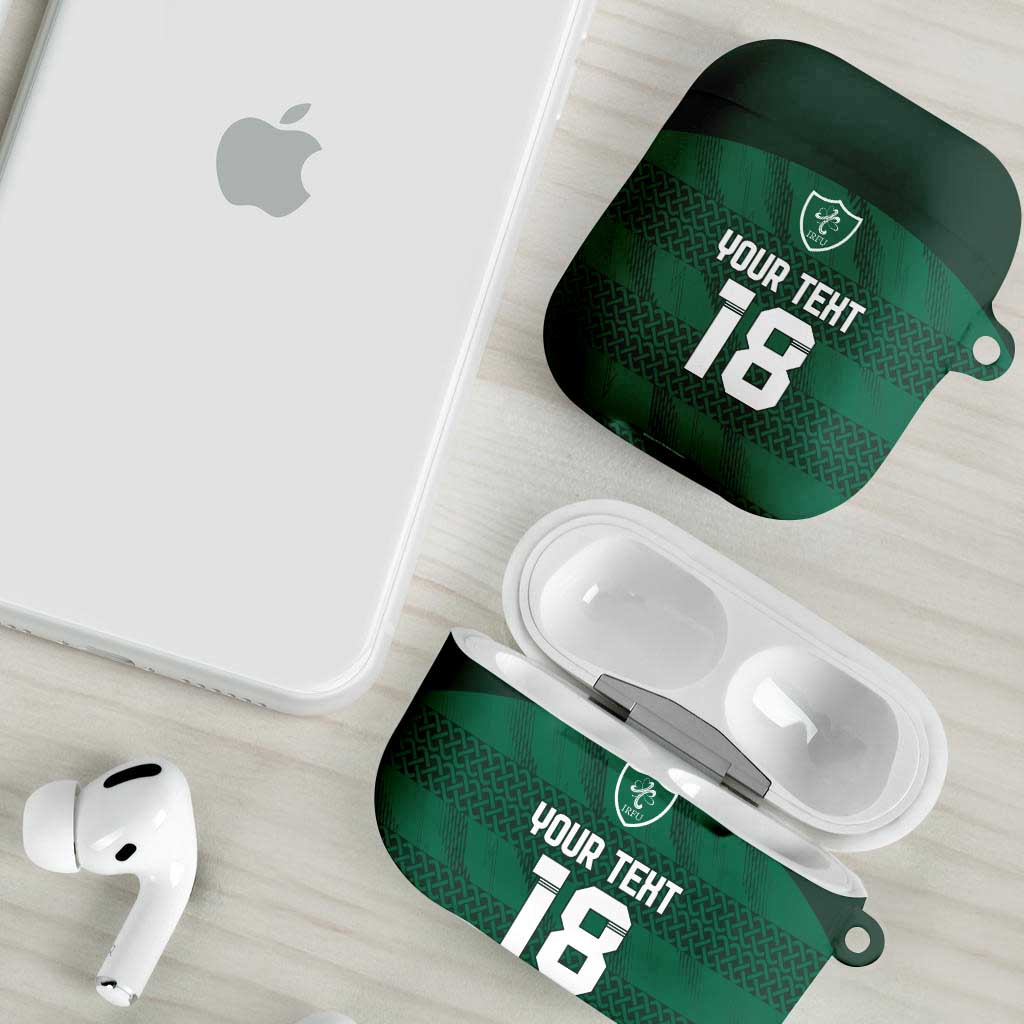 Custom Ireland Rugby AirPods Case Celtic Heritage - Wonder Print Shop
