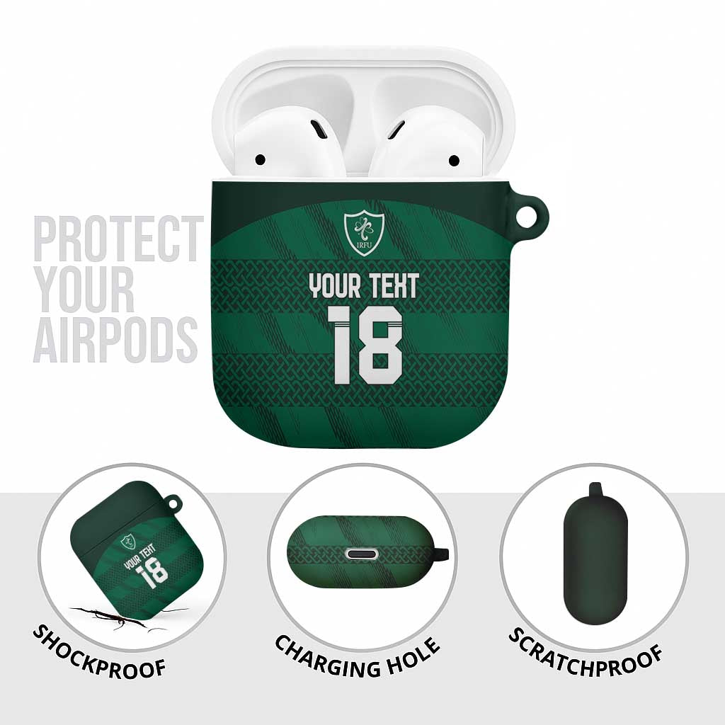 Custom Ireland Rugby AirPods Case Celtic Heritage - Wonder Print Shop