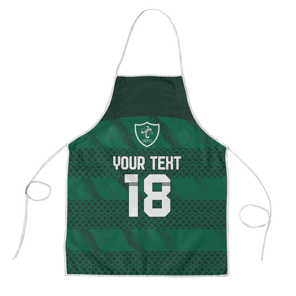 Custom Ireland Rugby Apron Celtic Heritage - Wonder Print Shop