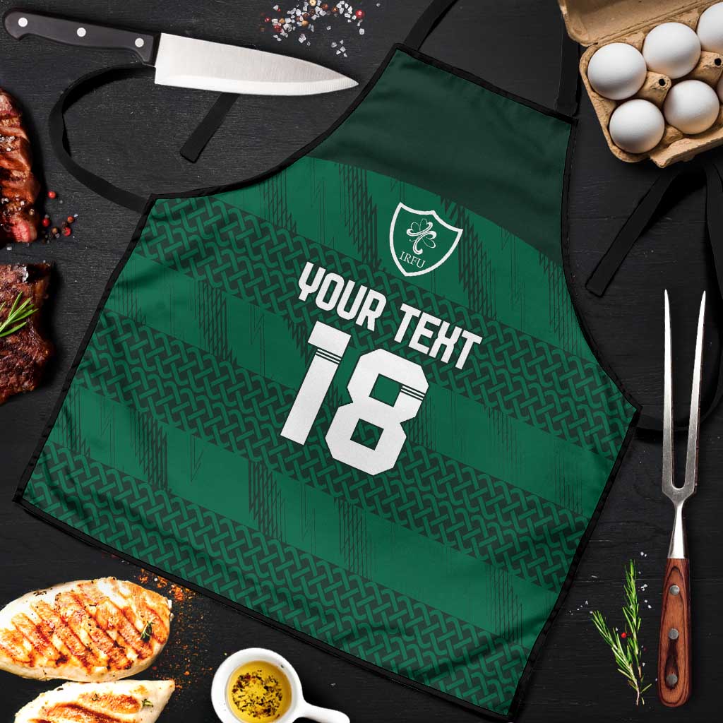 Custom Ireland Rugby Apron Celtic Heritage - Wonder Print Shop