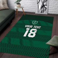 Custom Ireland Rugby Area Rug Celtic Heritage - Wonder Print Shop