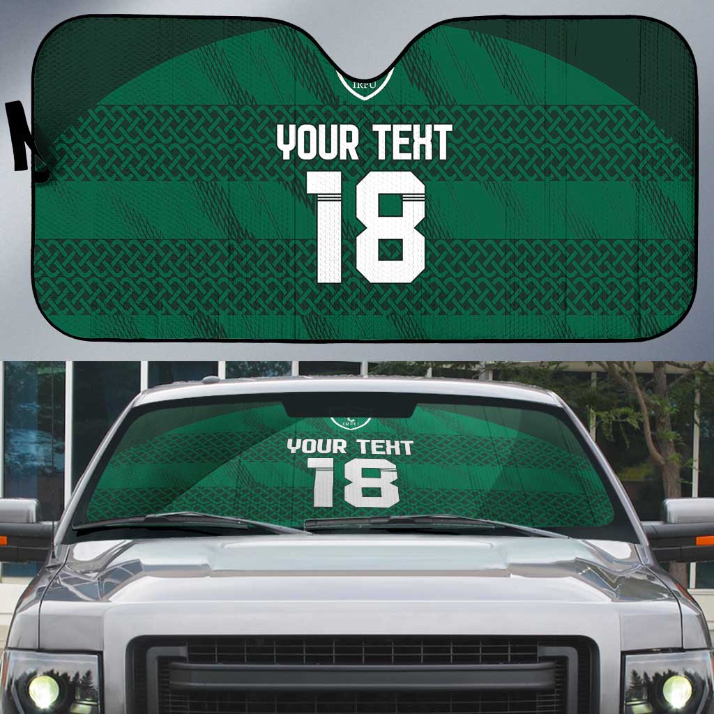Custom Ireland Rugby Auto Sun Shade Celtic Heritage - Wonder Print Shop