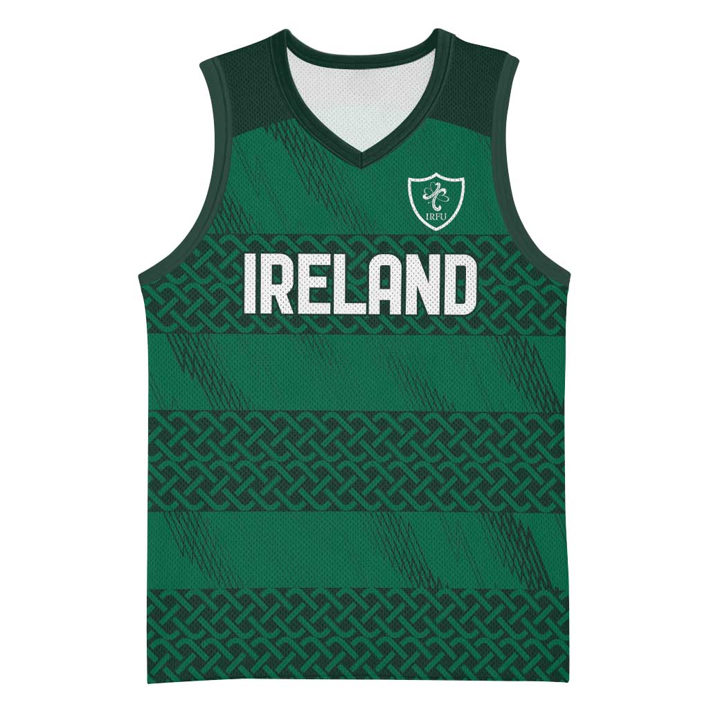 Custom Ireland Rugby Basketball Jersey Celtic Heritage - Wonder Print Shop
