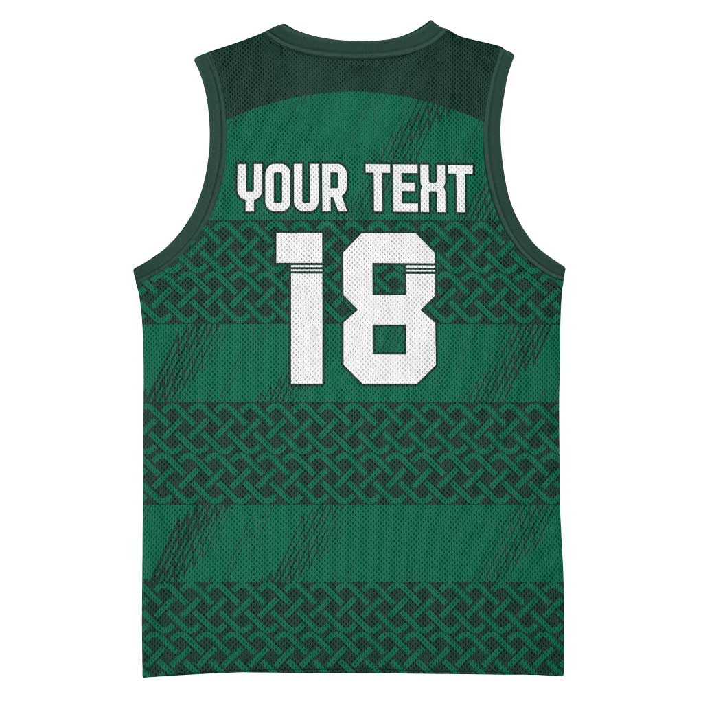 Custom Ireland Rugby Basketball Jersey Celtic Heritage - Wonder Print Shop