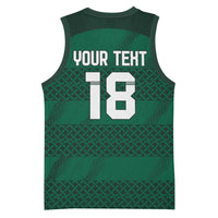Custom Ireland Rugby Basketball Jersey Celtic Heritage - Wonder Print Shop