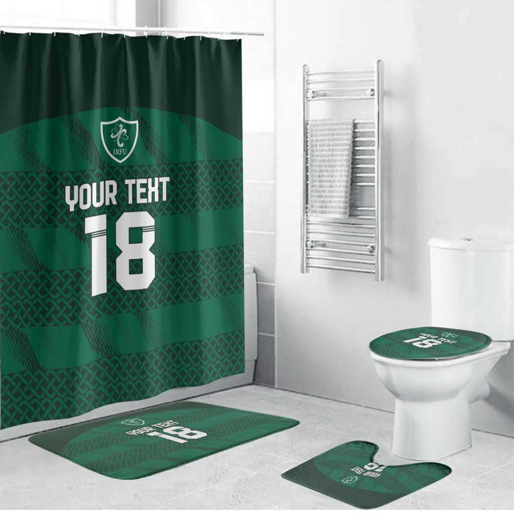 Custom Ireland Rugby Bathroom Set Celtic Heritage - Wonder Print Shop
