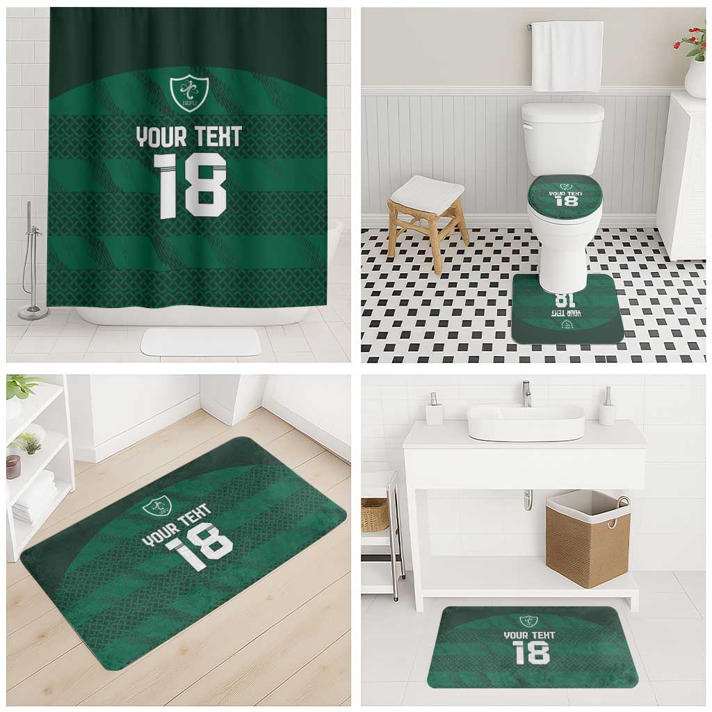Custom Ireland Rugby Bathroom Set Celtic Heritage - Wonder Print Shop