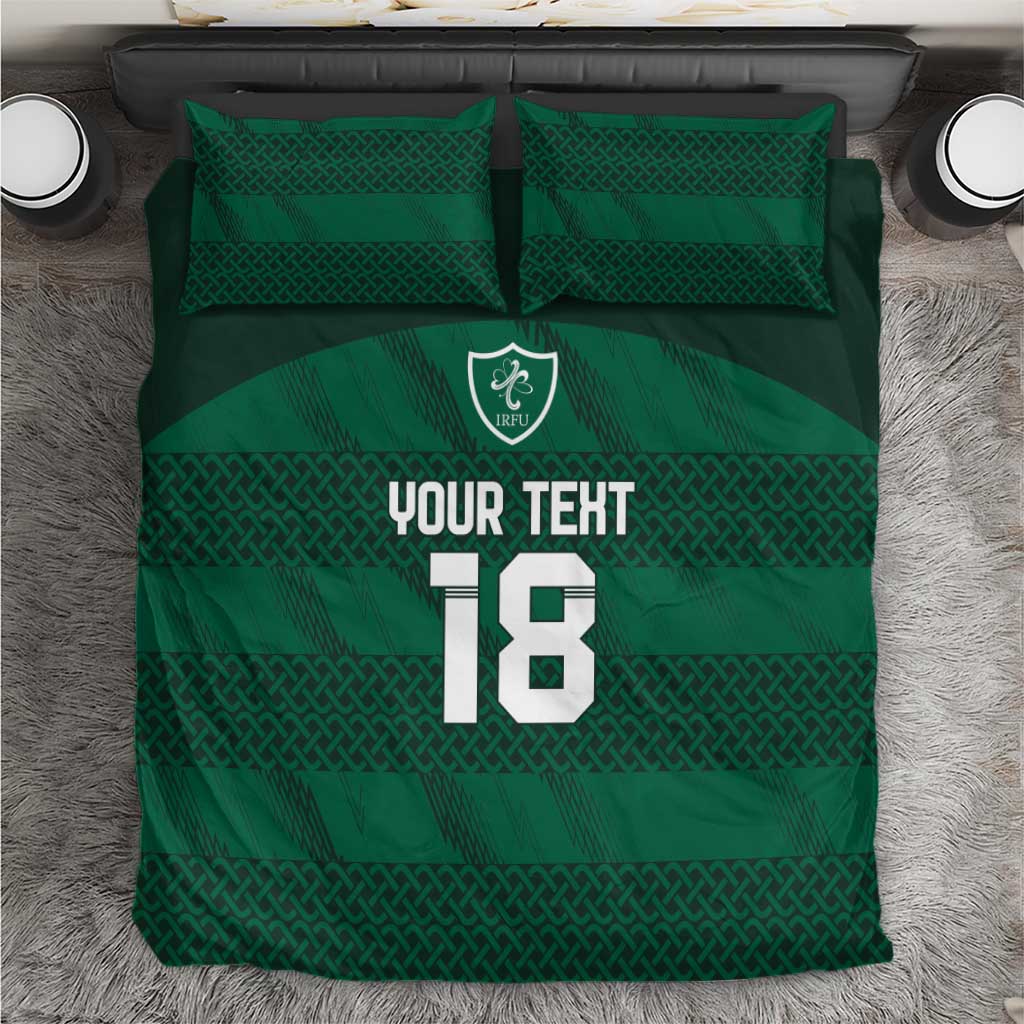 Custom Ireland Rugby Bedding Set Celtic Heritage - Wonder Print Shop