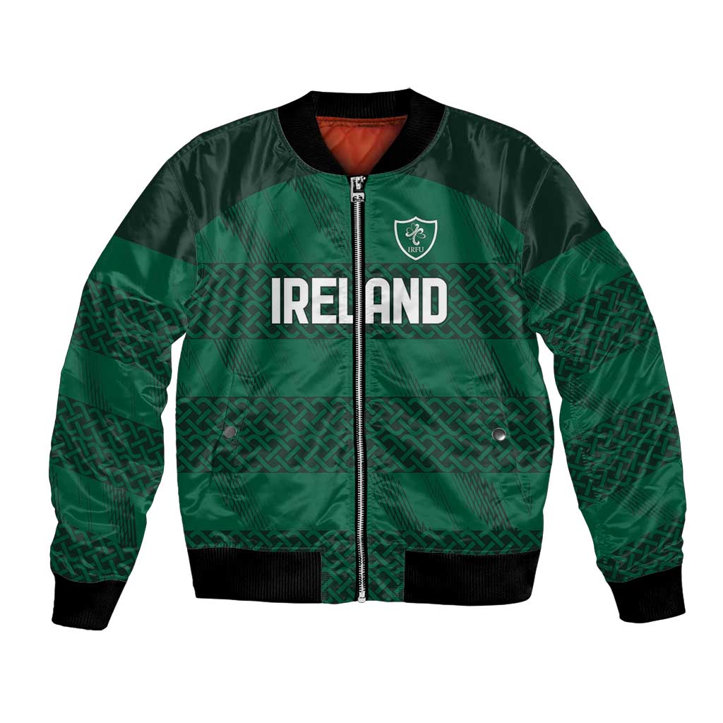 Custom Ireland Rugby Bomber Jacket Celtic Heritage - Wonder Print Shop
