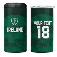 Custom Ireland Rugby 4 in 1 Can Cooler Tumbler Celtic Heritage - Wonder Print Shop