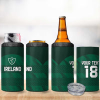 Custom Ireland Rugby 4 in 1 Can Cooler Tumbler Celtic Heritage - Wonder Print Shop