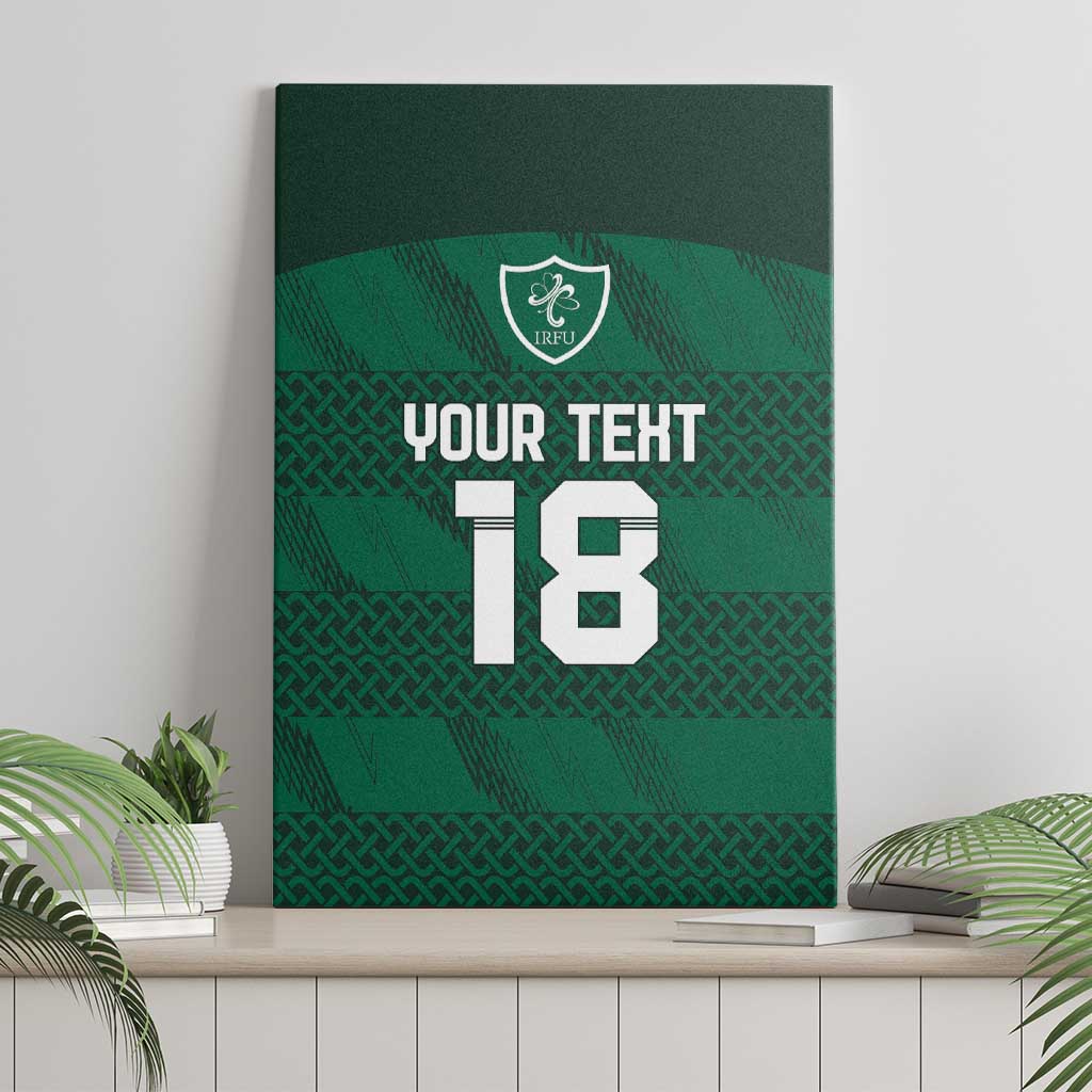 Custom Ireland Rugby Canvas Wall Art Celtic Heritage - Wonder Print Shop