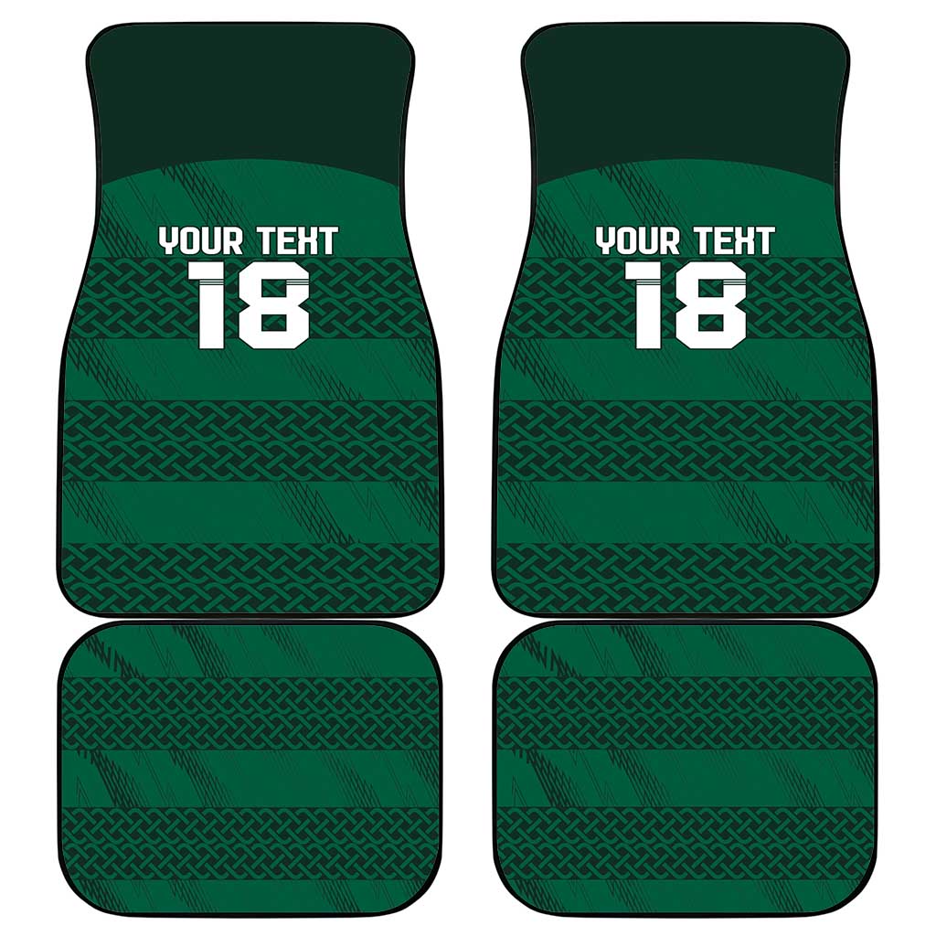 Custom Ireland Rugby Car Mats Celtic Heritage - Wonder Print Shop