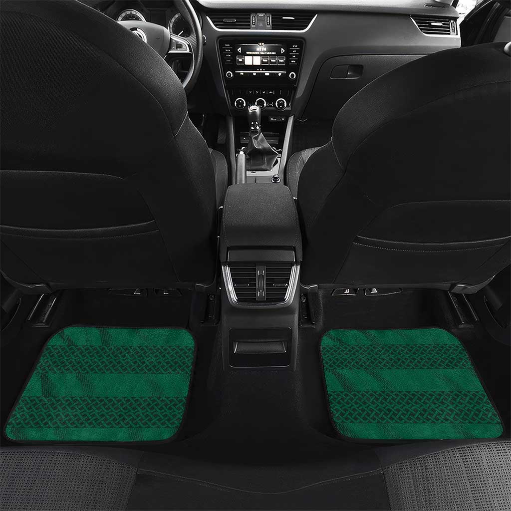 Custom Ireland Rugby Car Mats Celtic Heritage - Wonder Print Shop