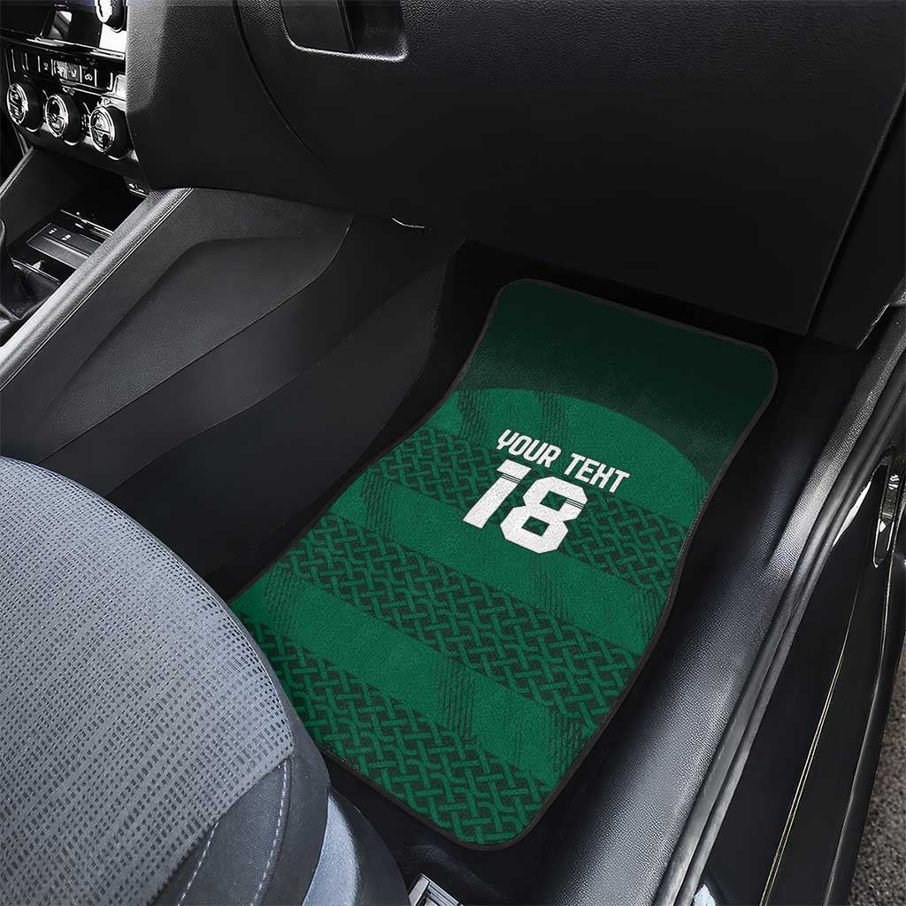 Custom Ireland Rugby Car Mats Celtic Heritage - Wonder Print Shop