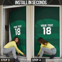 Custom Ireland Rugby Door Cover Celtic Heritage - Wonder Print Shop
