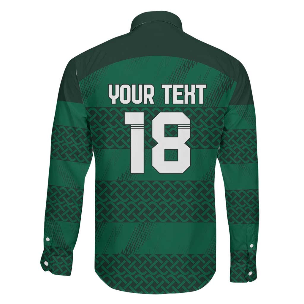Custom Ireland Rugby Family Matching Mermaid Dress and Hawaiian Shirt Celtic Heritage - Wonder Print Shop