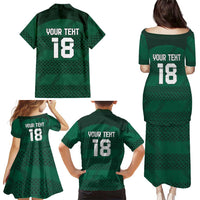Custom Ireland Rugby Family Matching Puletasi and Hawaiian Shirt Celtic Heritage - Wonder Print Shop