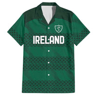 Custom Ireland Rugby Family Matching Short Sleeve Bodycon Dress and Hawaiian Shirt Celtic Heritage - Wonder Print Shop