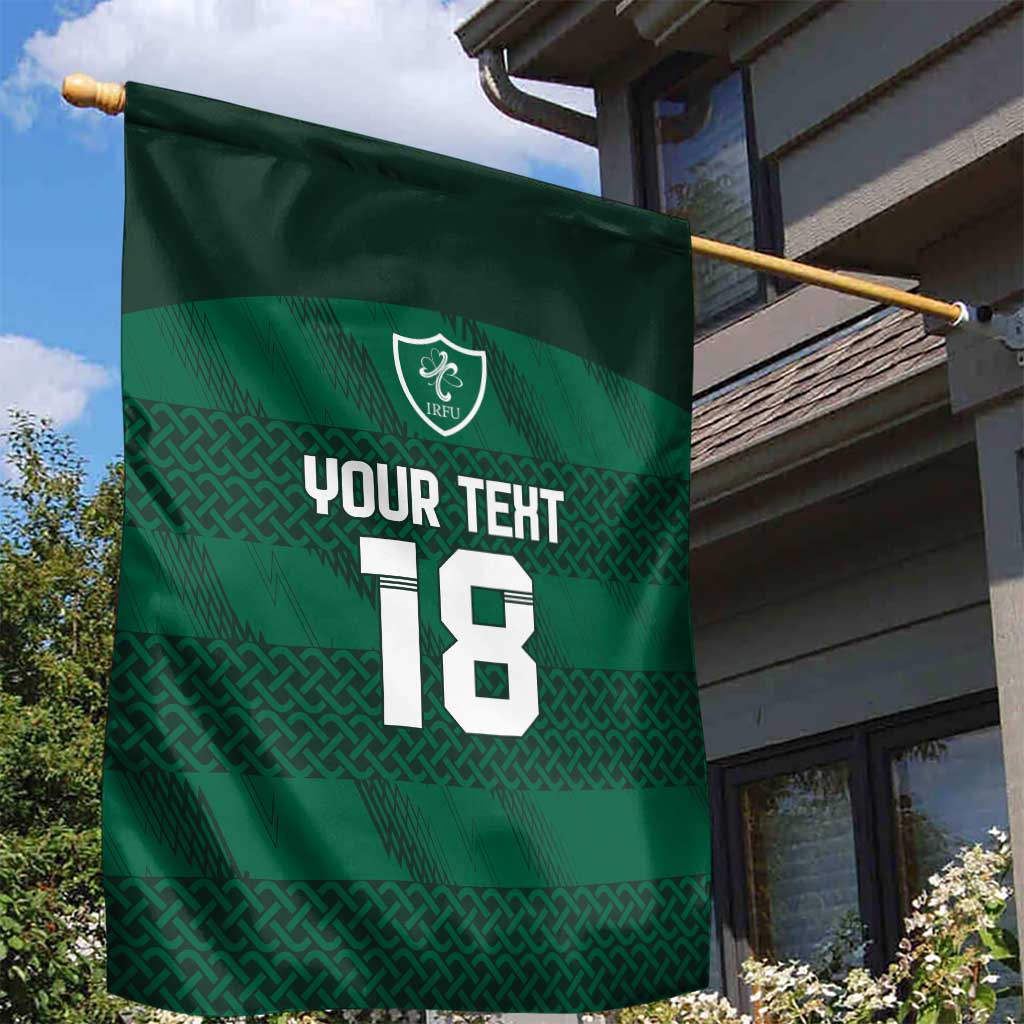 Custom Ireland Rugby Garden Flag Celtic Heritage - Wonder Print Shop