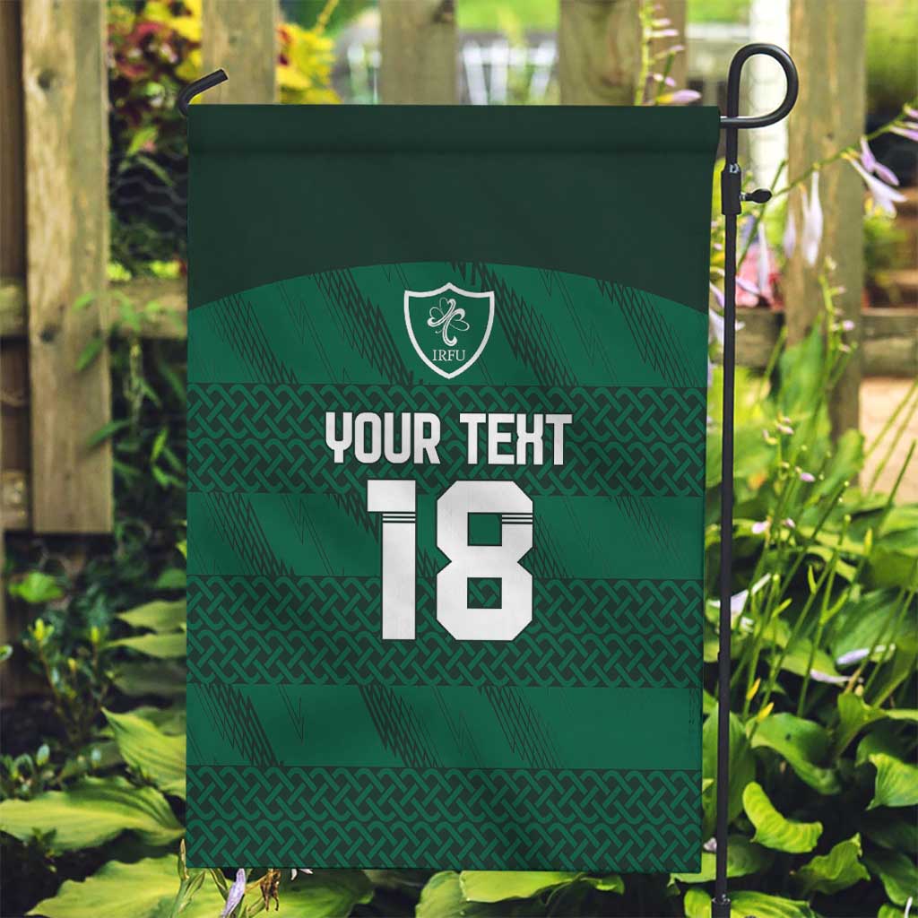 Custom Ireland Rugby Garden Flag Celtic Heritage - Wonder Print Shop