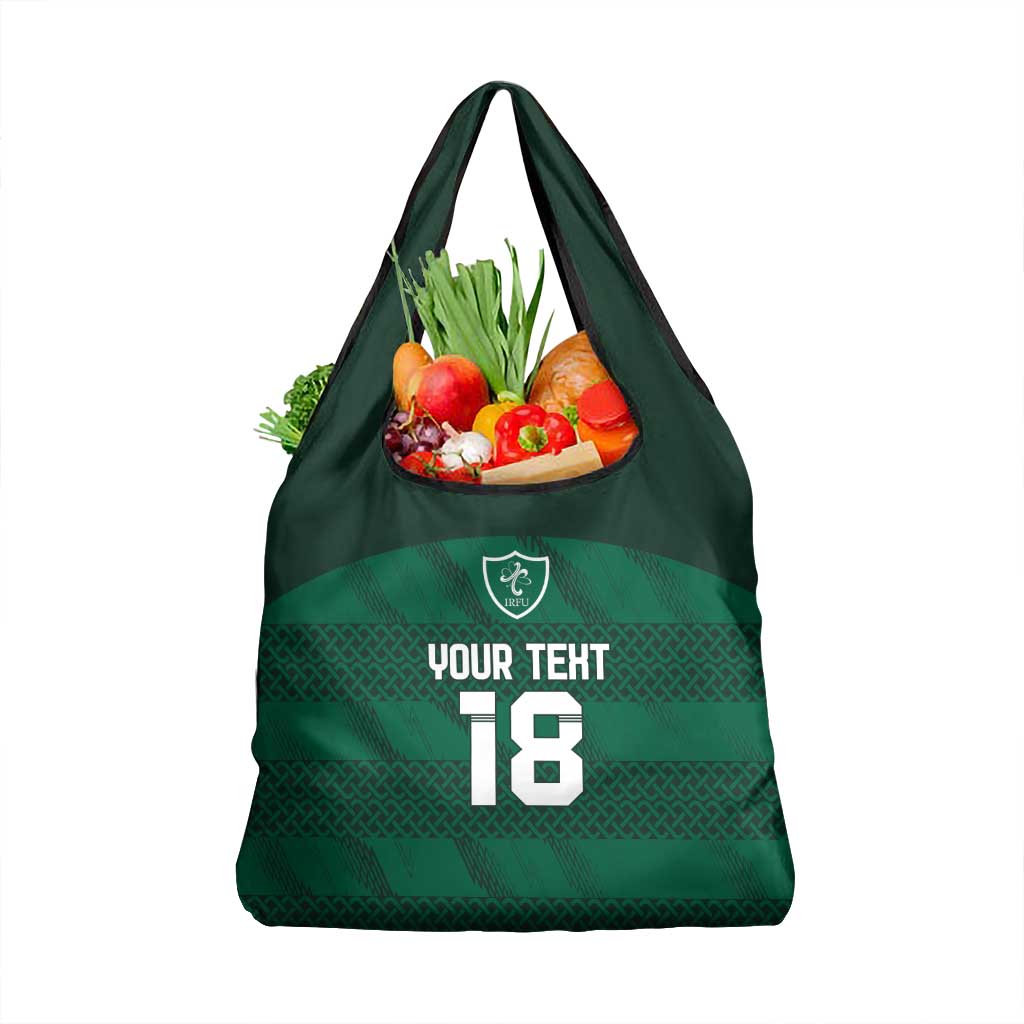 Custom Ireland Rugby Grocery Bag Celtic Heritage - Wonder Print Shop