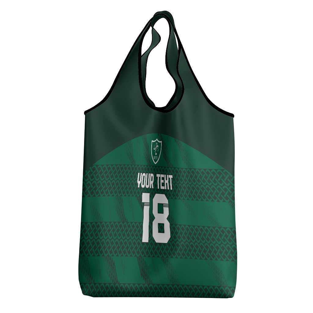 Custom Ireland Rugby Grocery Bag Celtic Heritage - Wonder Print Shop