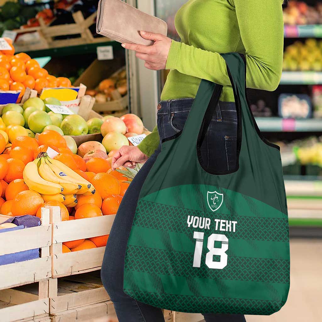 Custom Ireland Rugby Grocery Bag Celtic Heritage - Wonder Print Shop