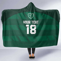 Custom Ireland Rugby Hooded Blanket Celtic Heritage - Wonder Print Shop