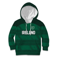 Custom Ireland Rugby Kid Hoodie Celtic Heritage - Wonder Print Shop