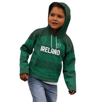 Custom Ireland Rugby Kid Hoodie Celtic Heritage - Wonder Print Shop
