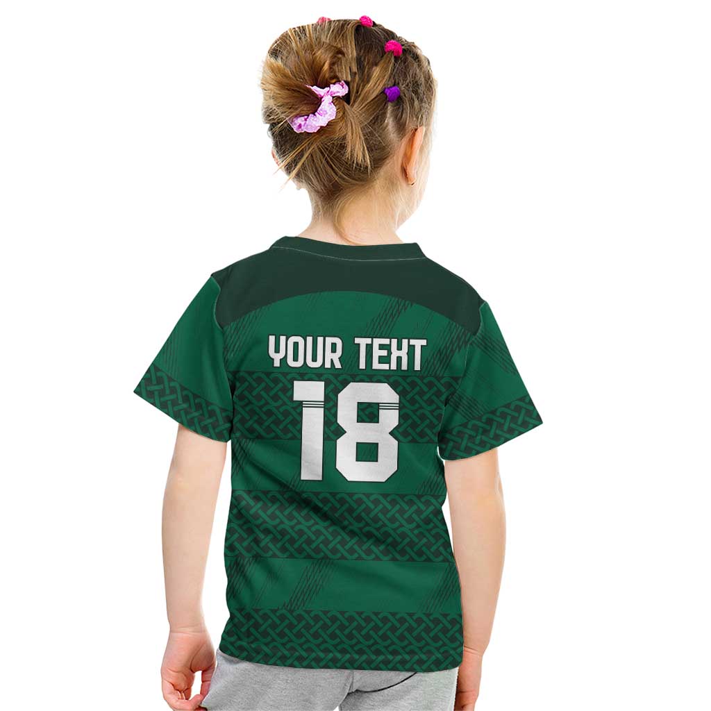 Custom Ireland Rugby Kid T Shirt Celtic Heritage - Wonder Print Shop