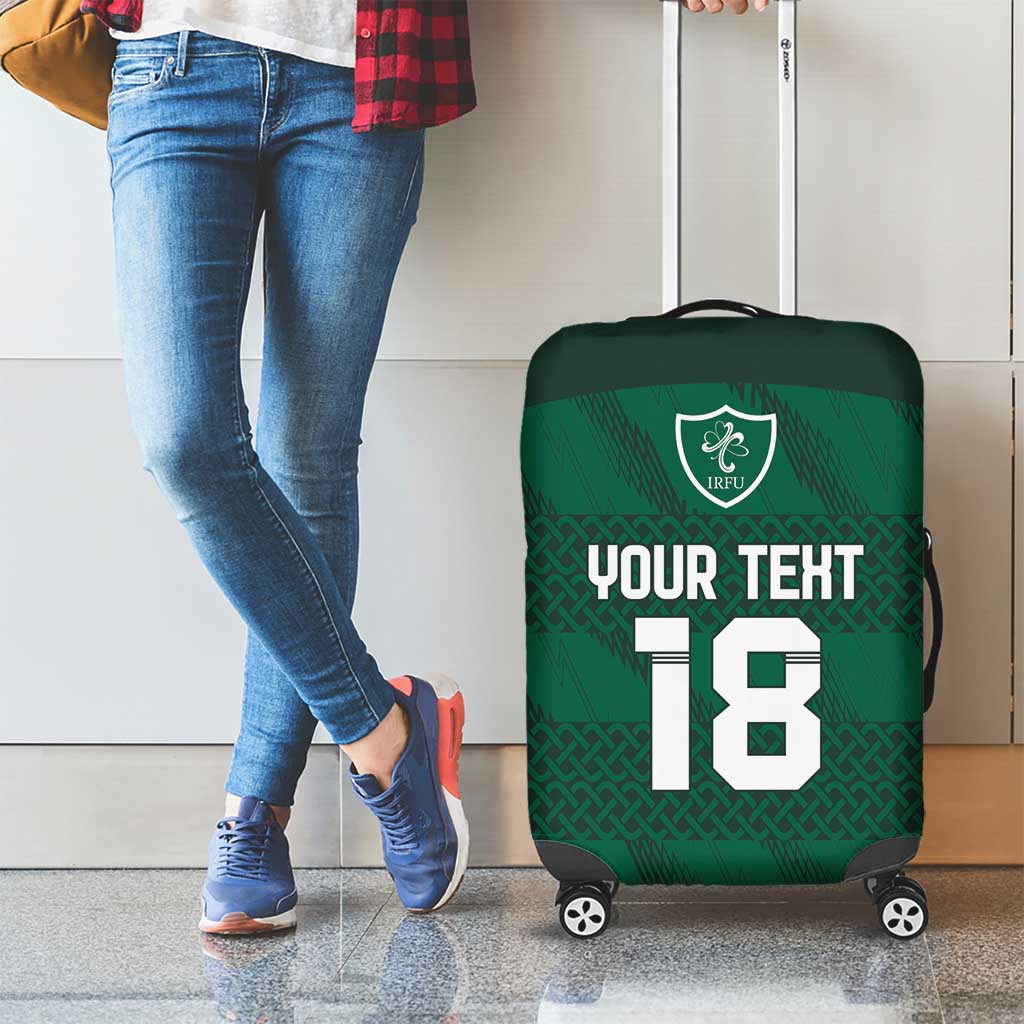 Custom Ireland Rugby Luggage Cover Celtic Heritage - Wonder Print Shop