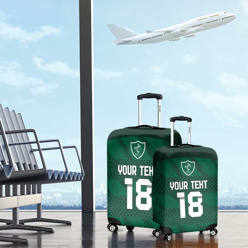 Custom Ireland Rugby Luggage Cover Celtic Heritage - Wonder Print Shop