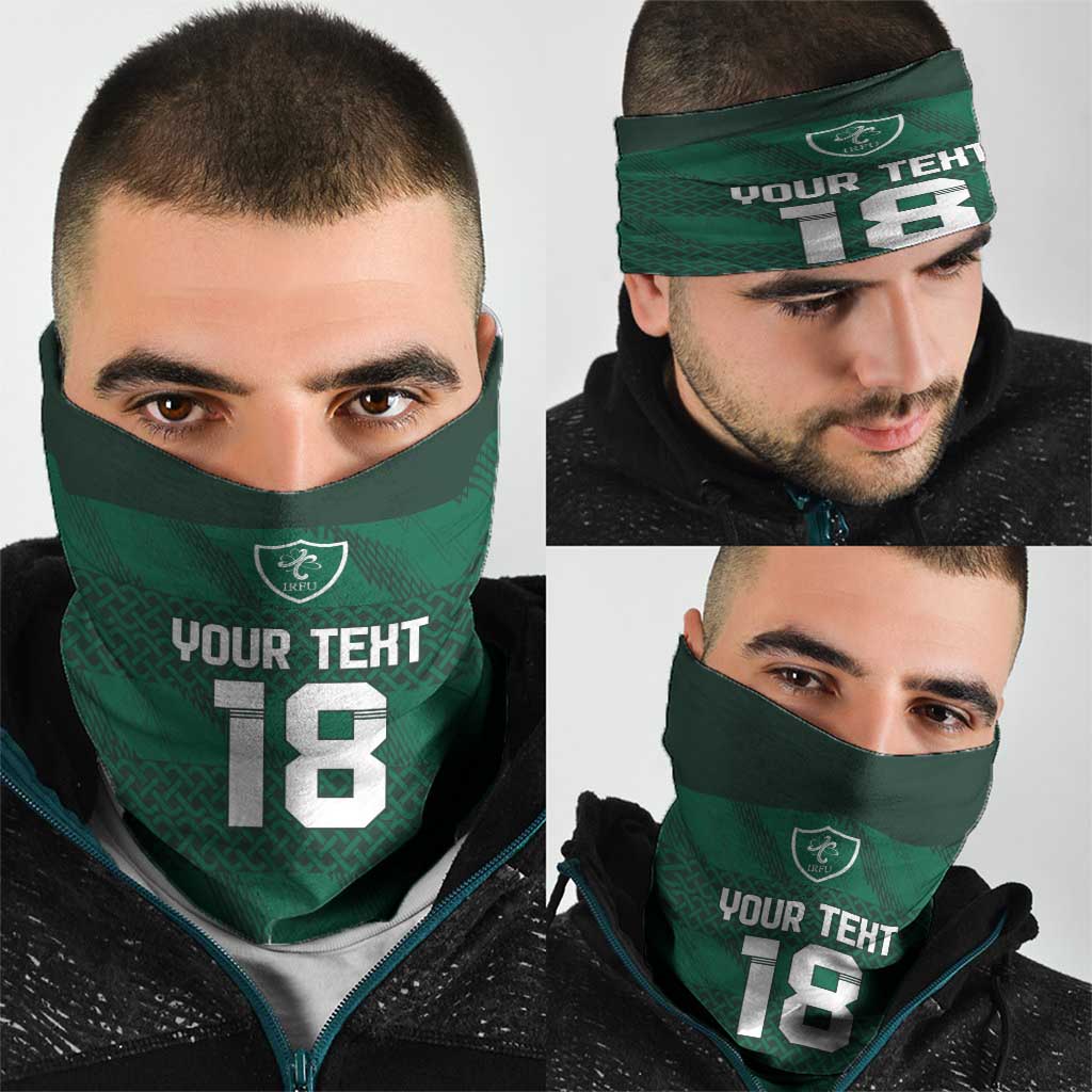 Custom Ireland Rugby Neck Gaiter Celtic Heritage - Wonder Print Shop