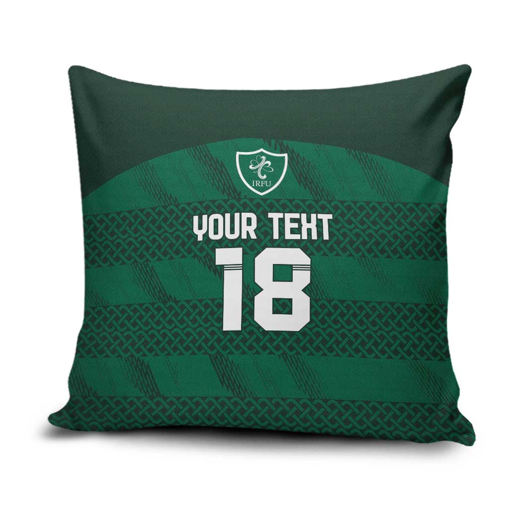 Custom Ireland Rugby Pillow Cover Celtic Heritage - Wonder Print Shop
