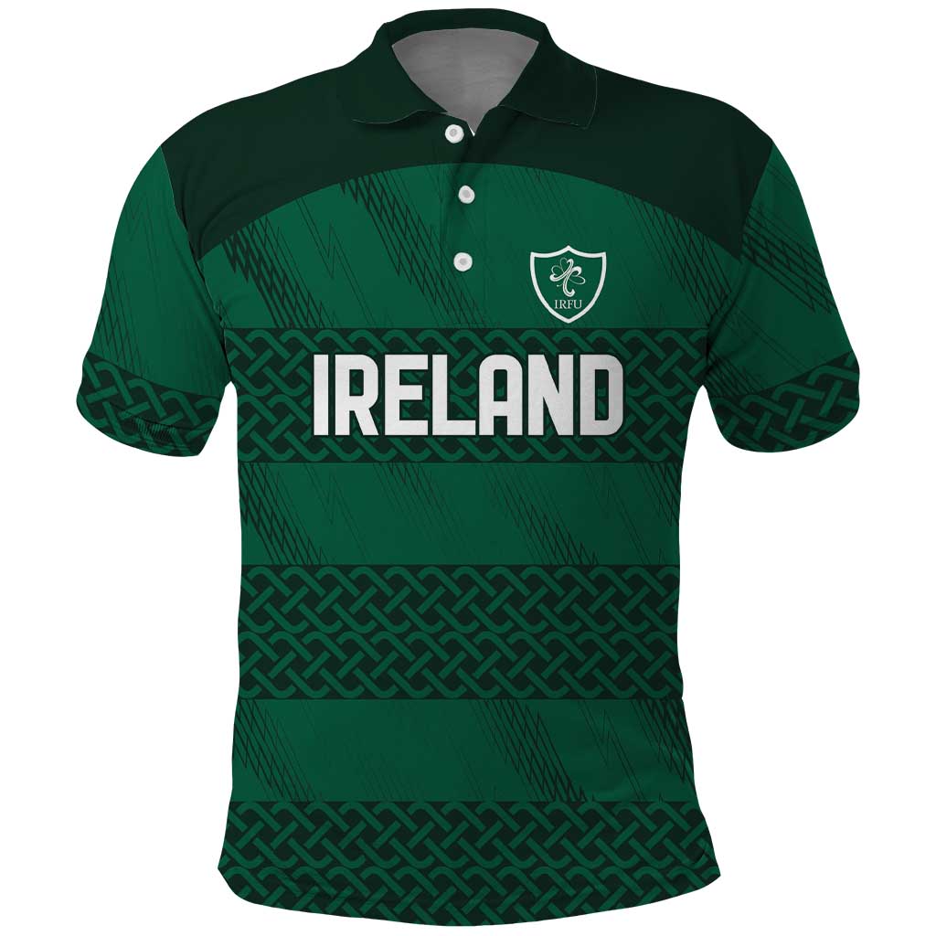 Custom Ireland Rugby Polo Shirt Celtic Heritage - Wonder Print Shop