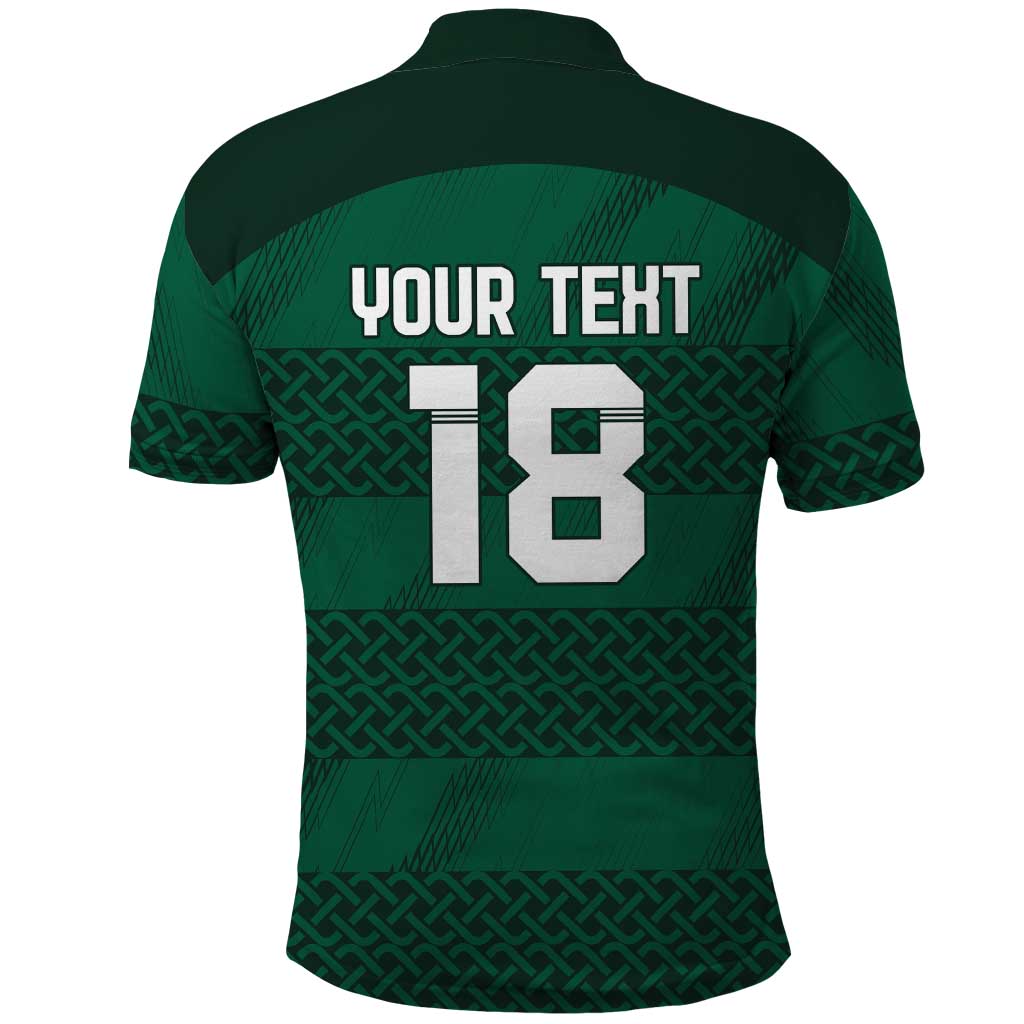 Custom Ireland Rugby Polo Shirt Celtic Heritage - Wonder Print Shop