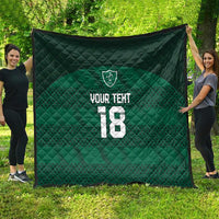 Custom Ireland Rugby Quilt Celtic Heritage - Wonder Print Shop
