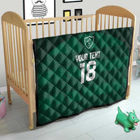 Custom Ireland Rugby Quilt Celtic Heritage - Wonder Print Shop