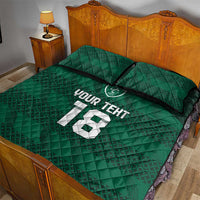 Custom Ireland Rugby Quilt Bed Set Celtic Heritage - Wonder Print Shop