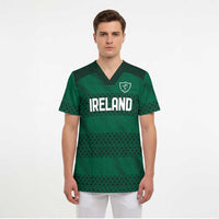 Custom Ireland Rugby Scrub Top Celtic Heritage - Wonder Print Shop