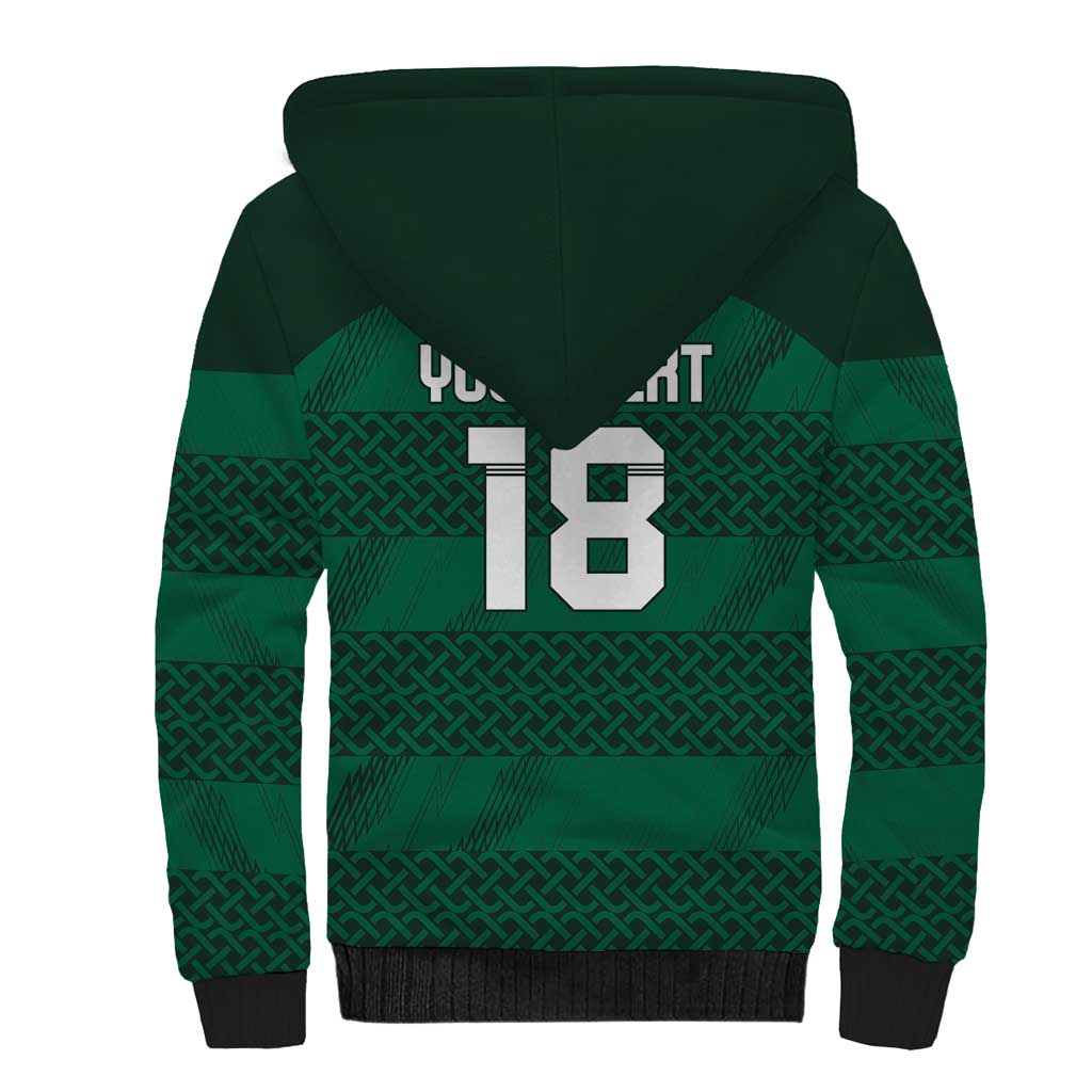 Custom Ireland Rugby Sherpa Hoodie Celtic Heritage - Wonder Print Shop