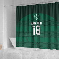 Custom Ireland Rugby Shower Curtain Celtic Heritage - Wonder Print Shop