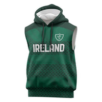 Custom Ireland Rugby Sleeveless Hoodie Celtic Heritage - Wonder Print Shop
