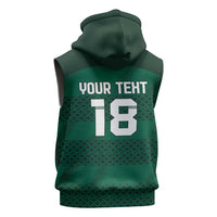 Custom Ireland Rugby Sleeveless Zip Hoodie Celtic Heritage - Wonder Print Shop
