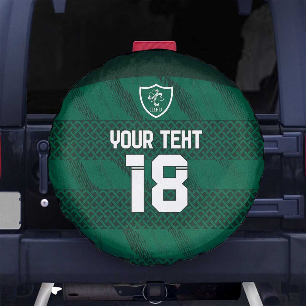 Custom Ireland Rugby Spare Tire Cover Celtic Heritage - Wonder Print Shop